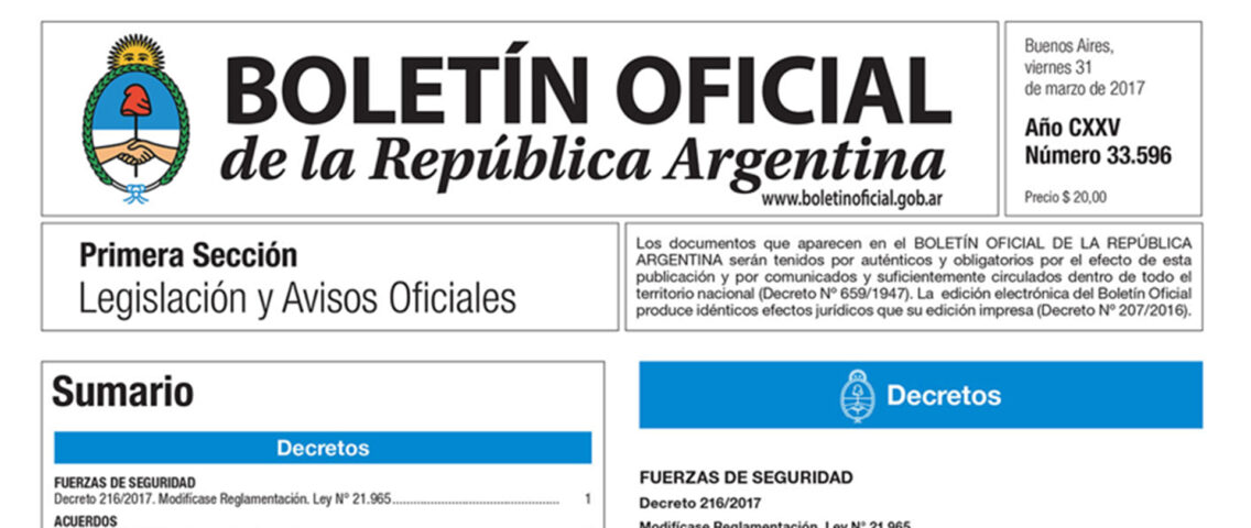 Resoluciones estatales de interés para el sector