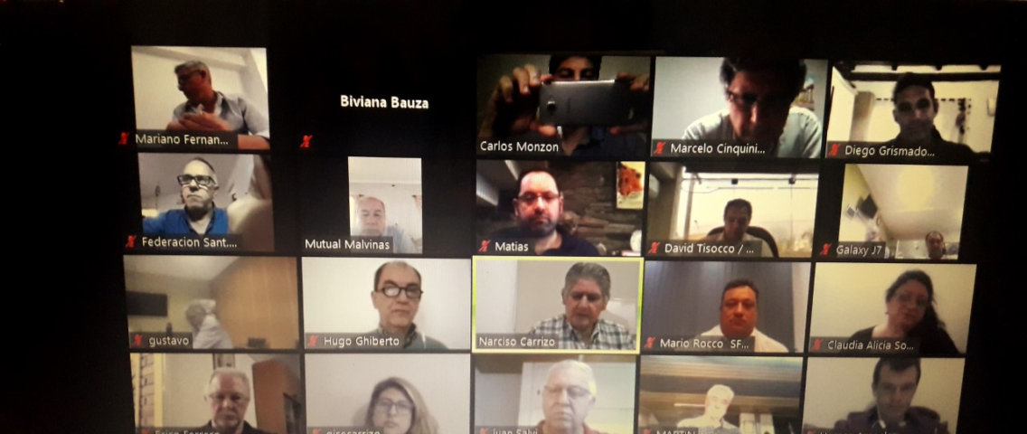 La Federación Santafesina Brigadier Gral. E. López realizó la primera Asamablea General Ordinaria de manera virtual