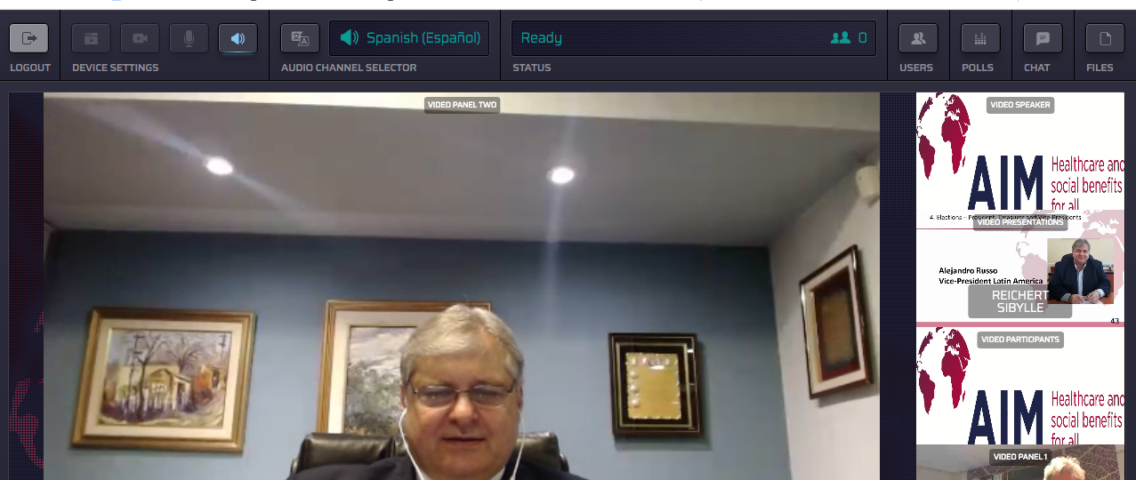 Alejandro Russo fue electo vicepresidente para Latinoamérica de la Asociación Internacional de la Mutualidad (AIM)