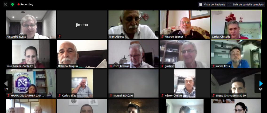 Alejandro Russo en Consejo ampliado de FESAEM: “Hasta la entidad de base más pequeña, estuvo a la altura de las circunstancias”