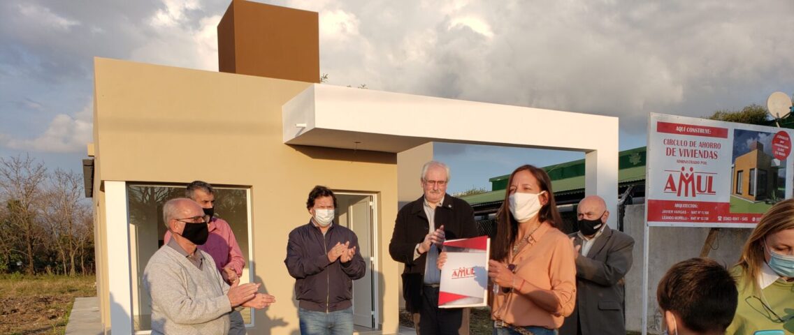 FEDEM ACOMPAÑÓ LA ENTREGA DE LA PRIMERA VIVIENDA EN MARÍA GRANDE (AMUL), E IMPULSA EL DESARROLLO DE LAS MUTUALES ENTRERRIANAS