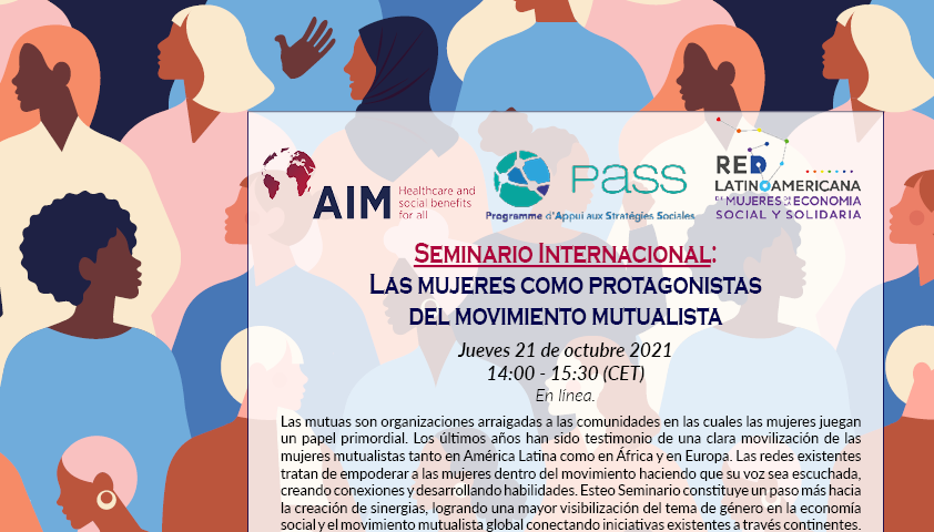 CAM invita al Seminario Internacional “Las mujeres como protagonistas del movimiento mutualista”
