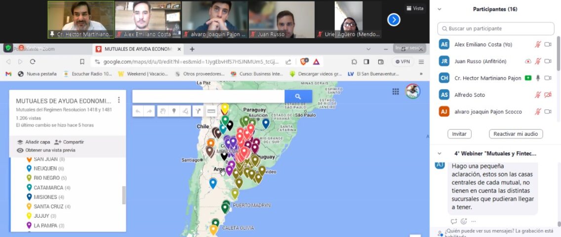 LA JUVENTUD DE CAM REALIZÓ EL 4° WEBINAR SOBRE EL TEMA “LAS MUTUALES Y SU RELACIÓN CON EL MUNDO FINTECH”