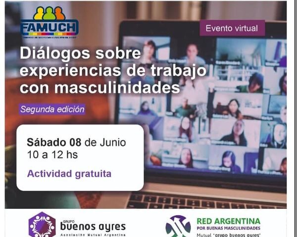 FAMUCH invita a la segunda edición virtual del encuentro “Diálogos sobre experiencias de trabajo con masculinidades”