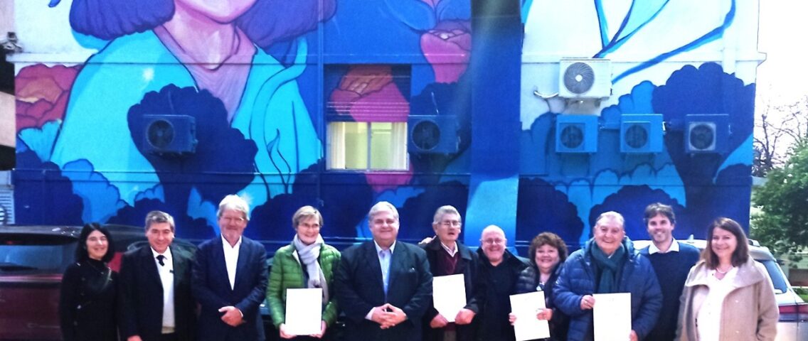 EL PRESIDIUM DE AIM VISITÓ LOS HOSPITALES MUTUALISTAS ESPAÑOL E ITALIANO DE LA PLATA