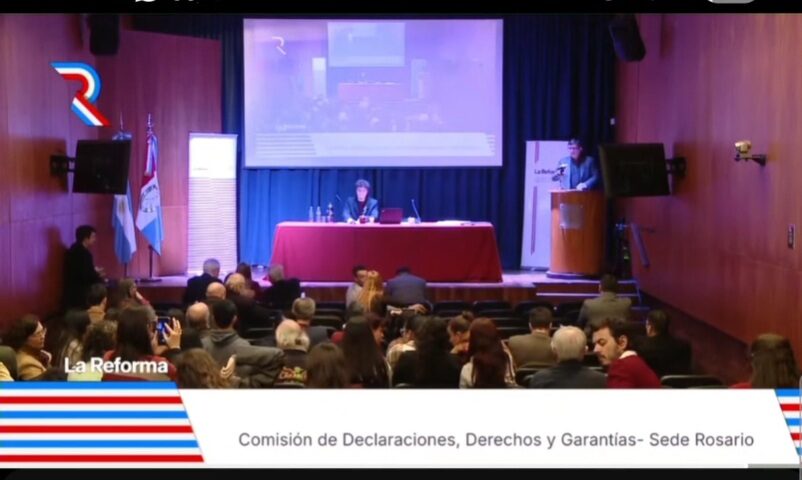 El Mutualismo expuso sus aportes en relación al derecho a la Salud en la Convención Reformadora de la Constitución de la provincia de Santa Fe